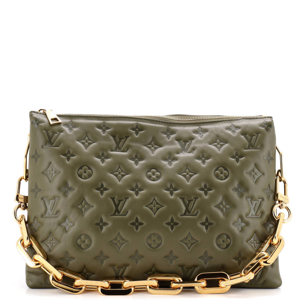 Louis Vuitton MM Coussin Bag Monogram Embossed Lambskin